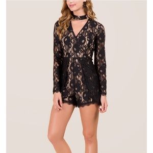 Aura Gigi Lace Romper
